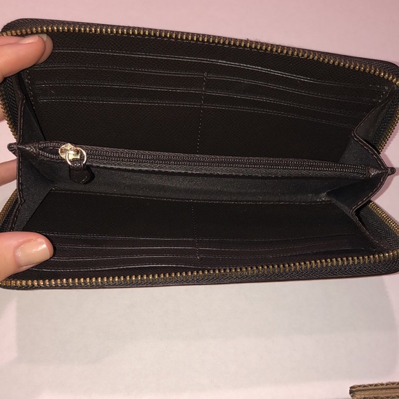 Coach metallic leather wallet - Picture 2 of 6